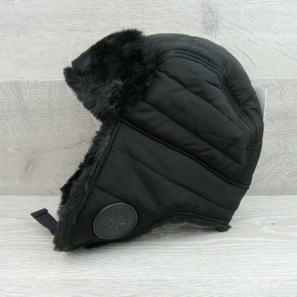 Converse Quilted Trapper Ear Flap Aviator Hat - Picture 2 of 12